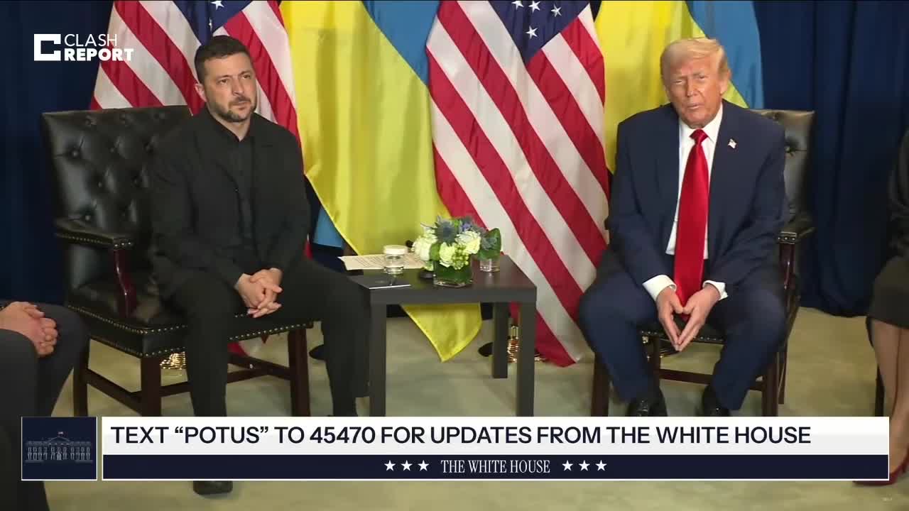 Selenskyj traf sich mit Trump. Der US-Präsident sagte, er habe großen Respekt vor dem unglaublichen Kampf, den die Ukraine gegen ihren Gegner führe.