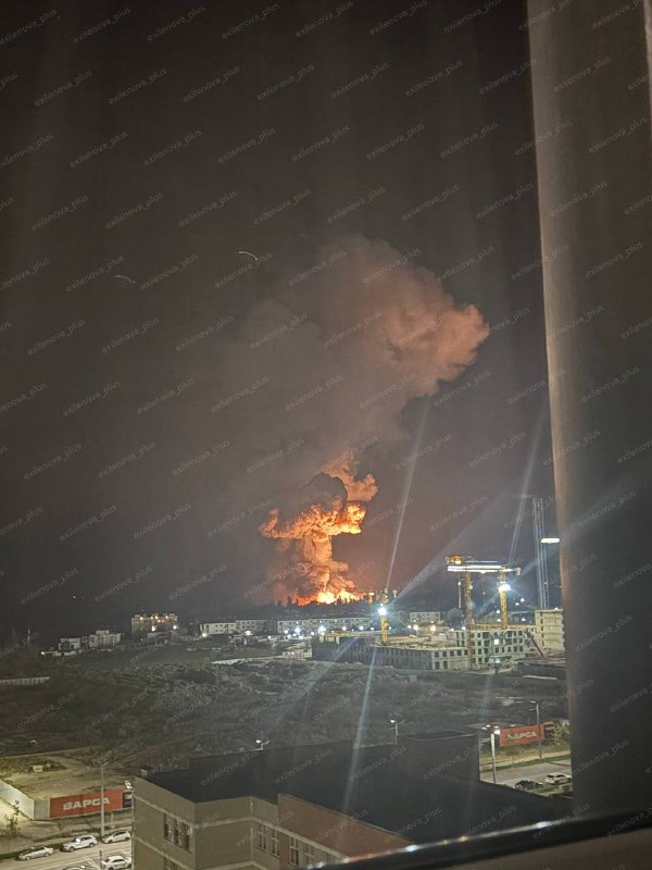 Novorossiysk'te şiddetli patlamalar