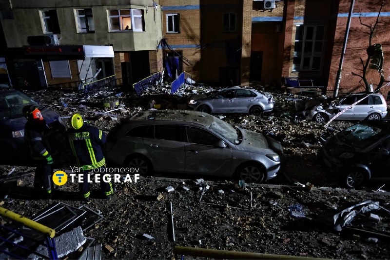 Rusların bu gece Kyiv'e düzenlediği saldırıda 1 kişi öldü, 24 kişi yaralandı