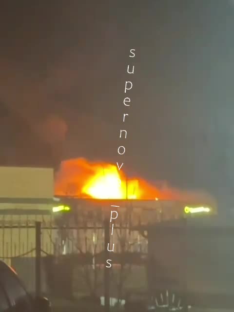 حريق في كوروتشا بعد هجوم بطائرة بدون طيار مشتبه به