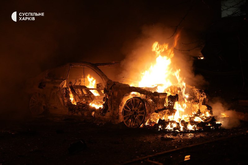 32 людини отримали поранення внаслідок ударів дронів у Харкові