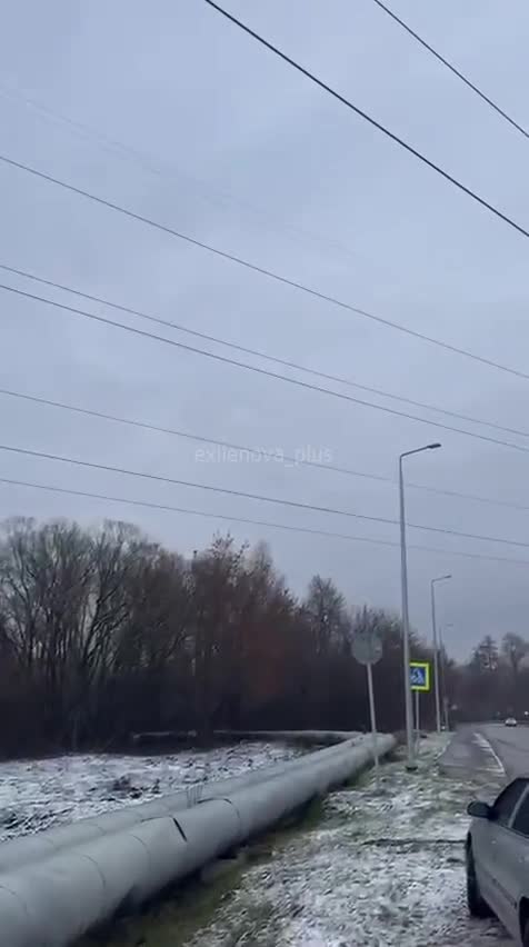 Drohnen greifen am Morgen ein Kraftwerk in Shatura an