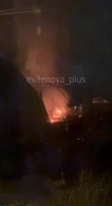 Explosions were reported in Khartsyzk