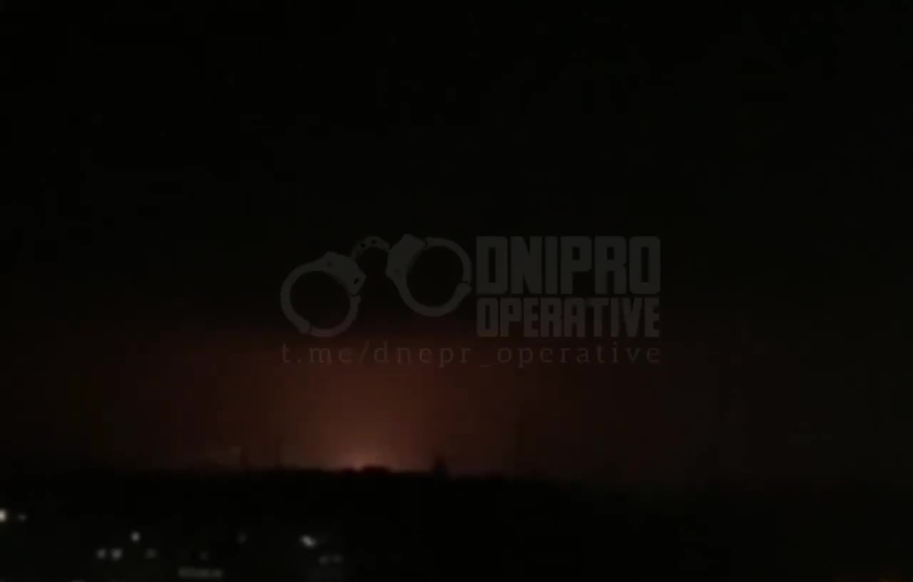 Several fires in Dnipro city as result of drones strikes