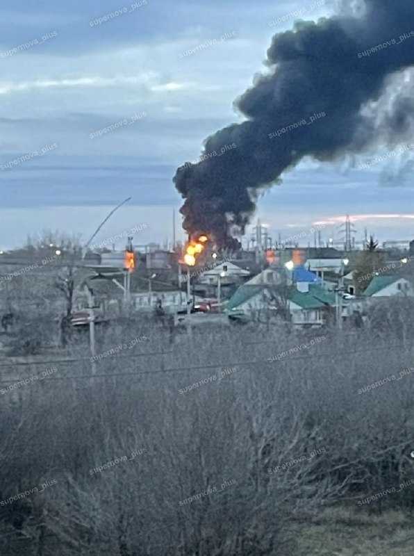 Oil depot in Oktyabrskiy of Volgograd region was attacked with drones