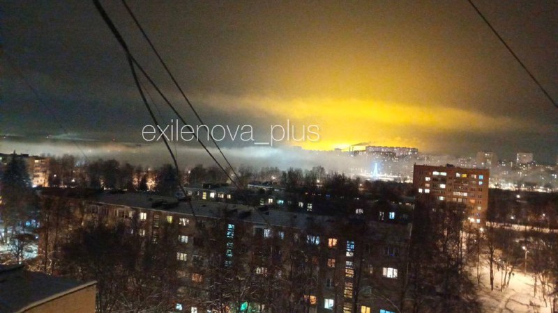 Fire at the chemical plant in Voskresensk of Moscow region