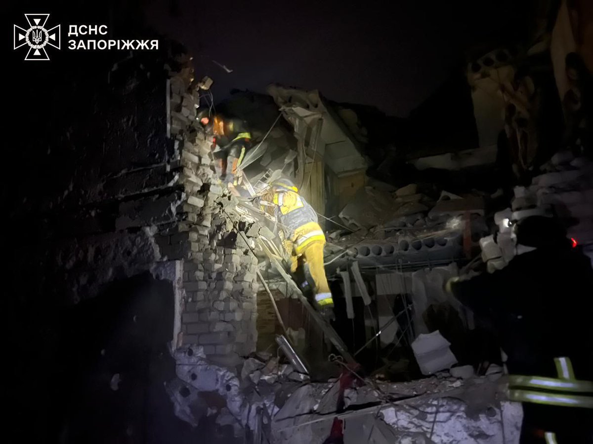 4 people killed, 1 wounded as result of Russian airstrike in Zaporizhzhia region