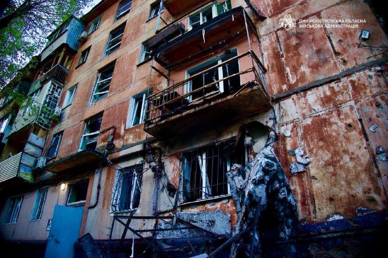 2 person wounded as result of drones raid in Dnipro city