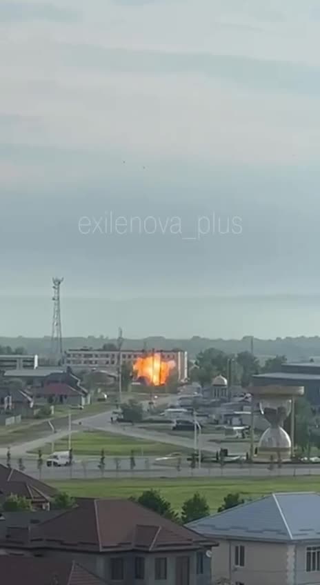 Drones raid in Grozny