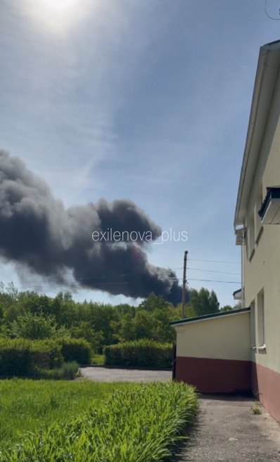 Fire at the pumping station in Nurlino, Bashkortostan