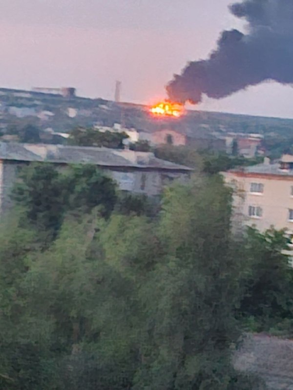 Drones have attacked fuel depot in Luhansk