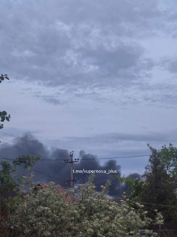 Fire reported at the fuel depot in Unecha of Bryansk region