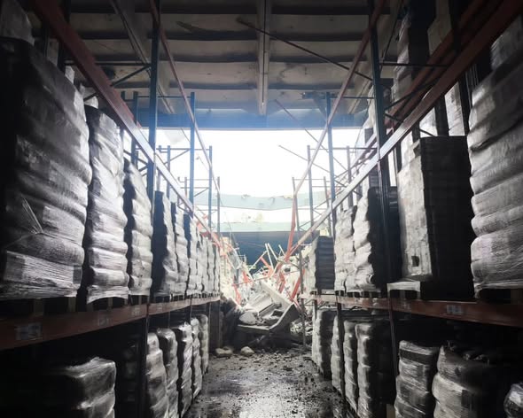 Russian ballistic missile strike in Dnipro city yesterday targeted warehouses of WFP with food