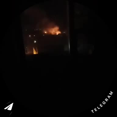 Violent explosions were reported in Donetsk