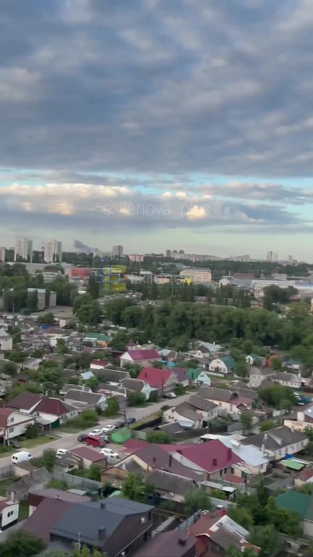 Explosions were reported at the airbase in Voronezh