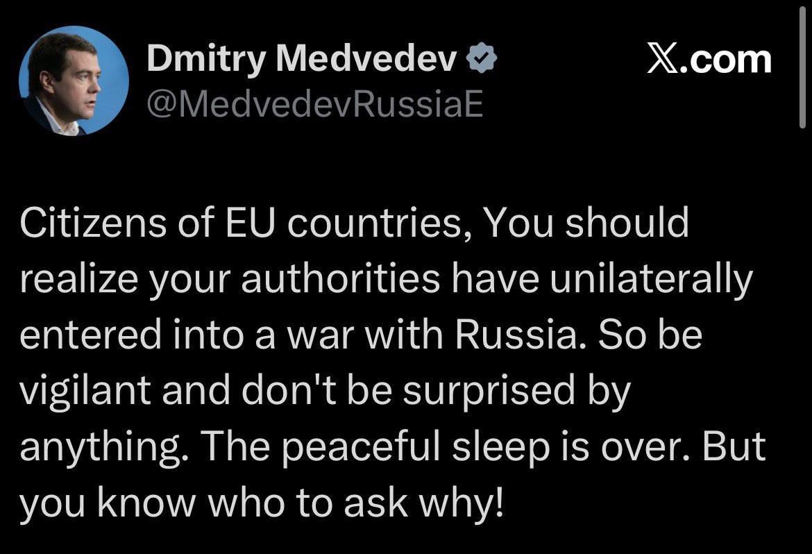 Following a Russian drone impact on an Eastern Romanian apartment complex and the subsequent announcement of additional European Union (EU) sanctions on Russia, Deputy Chair of the Security Council of the Russian Federation Dmitry Medvedev has warned EU nations, saying that their authorities “have unilaterally entered into a war with Russia.”