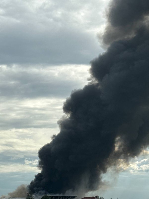 Russian missile strikes have targeted food warehouses in Dnipro city