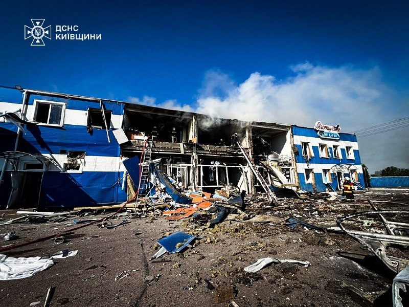 4 people killed as result of drone strike at the food enterprise in Zhurivka of Brovary district
