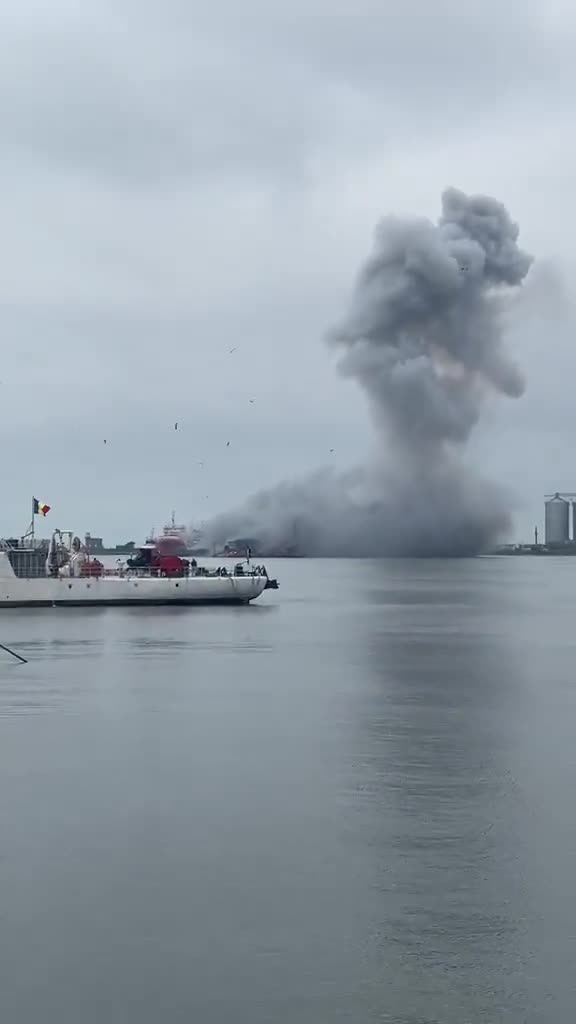A drone exploded in Constanța Port, near the Oil Terminal quay