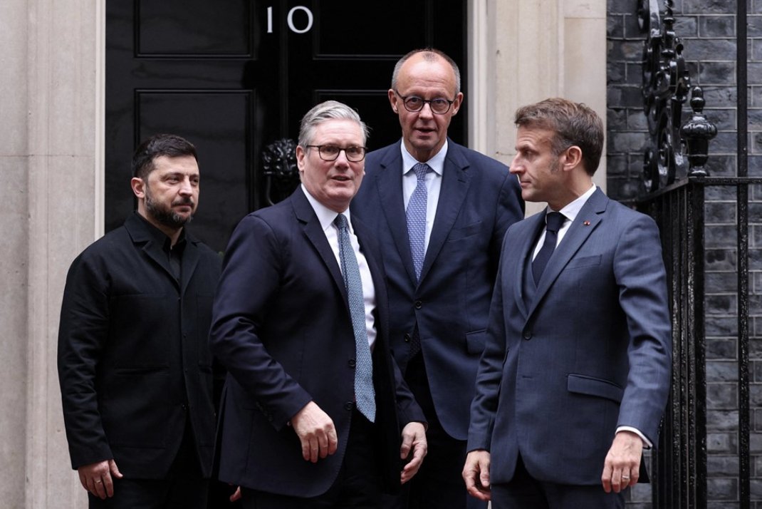 Starmer, Macron and Merz to meet Zelenskyy in London on Sunday, Elysee Palace confirms. This meeting will allow them to ​continue their close coordination on our ‌shared agenda of continuing support for Ukraine and increasing pressure ​on Russia’s war effort Russia is facing military, economic, and strategic failure - and persists, ​unsuccessfully, on the front lines in ⁠a deadly war.