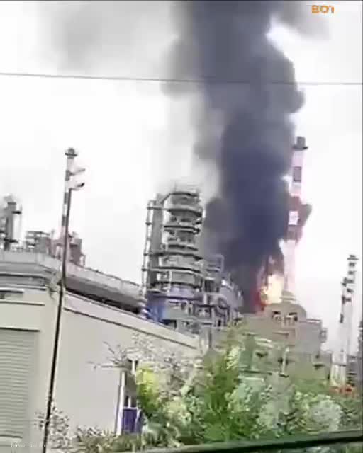 Fire and explosions reported at Antipinskiy oil refinery in Tyumen