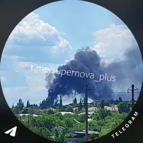Fire after suspected drone strike reported in Khrestivka of Donetsk region