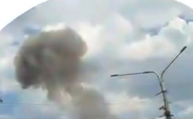 Explosions were reported in Zaporizhzhia