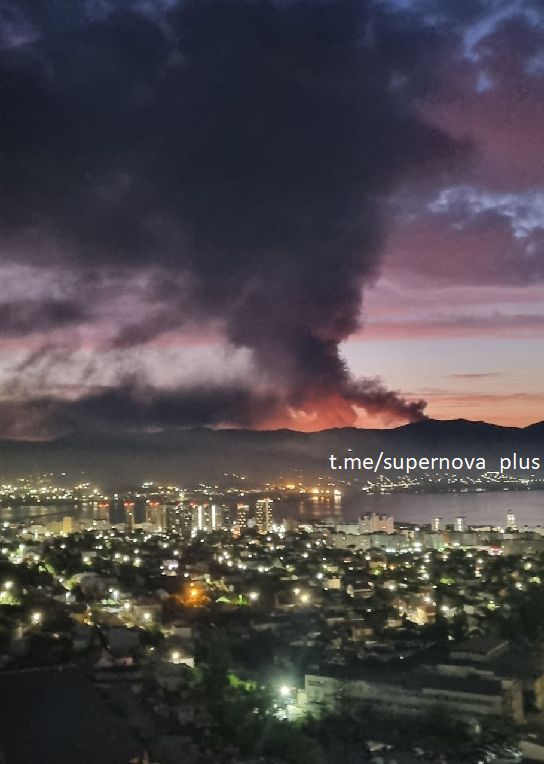 Explosions and fire reported in Novorosiysk, Krasnodar Krai