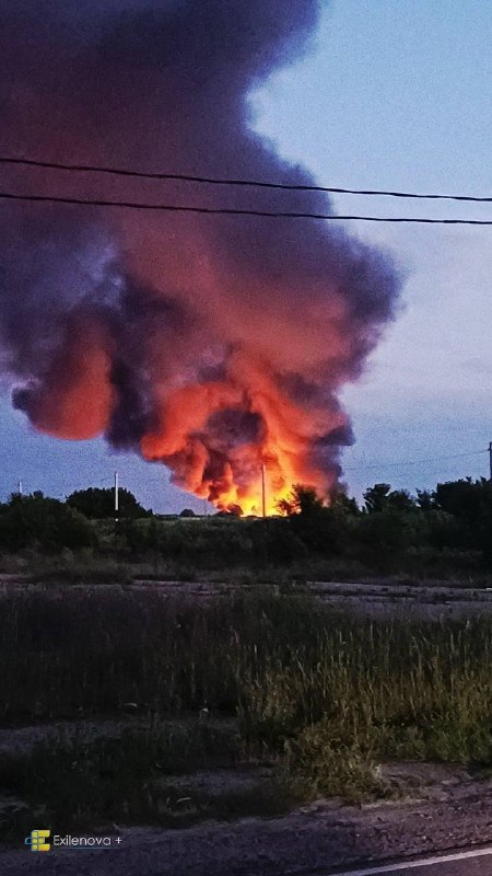 Explosions and fire reported in Shebekino, Belgorod Oblast of Russia