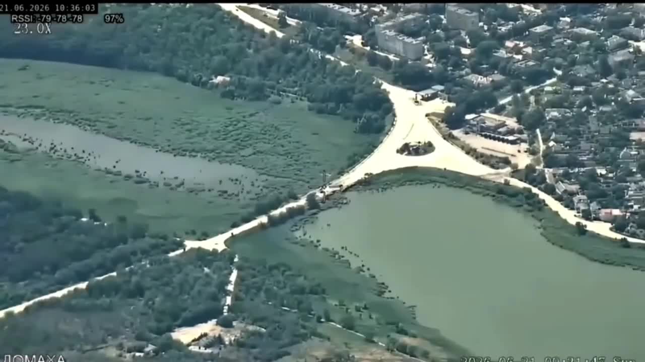 Ukrainian aviation had conducted airstrike at the bridge in Vasylivka of Zaporizhia region