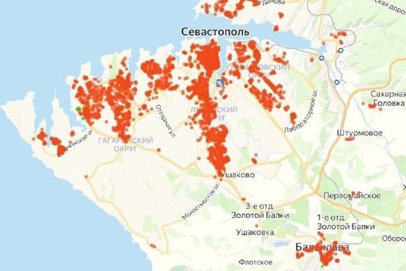 Power blackout in Sevastopol