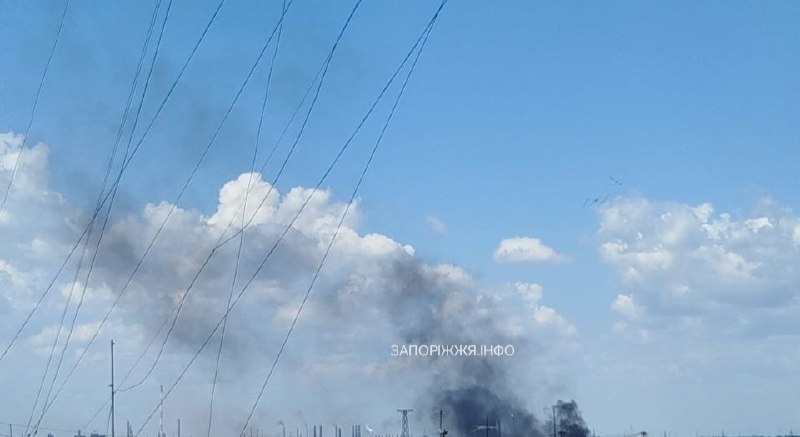 Explosions were reported in Zaporizhzhia
