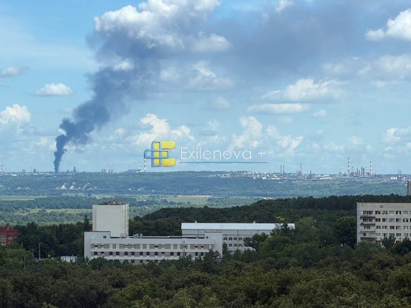 Drones strikes at the oil refinery in UFA