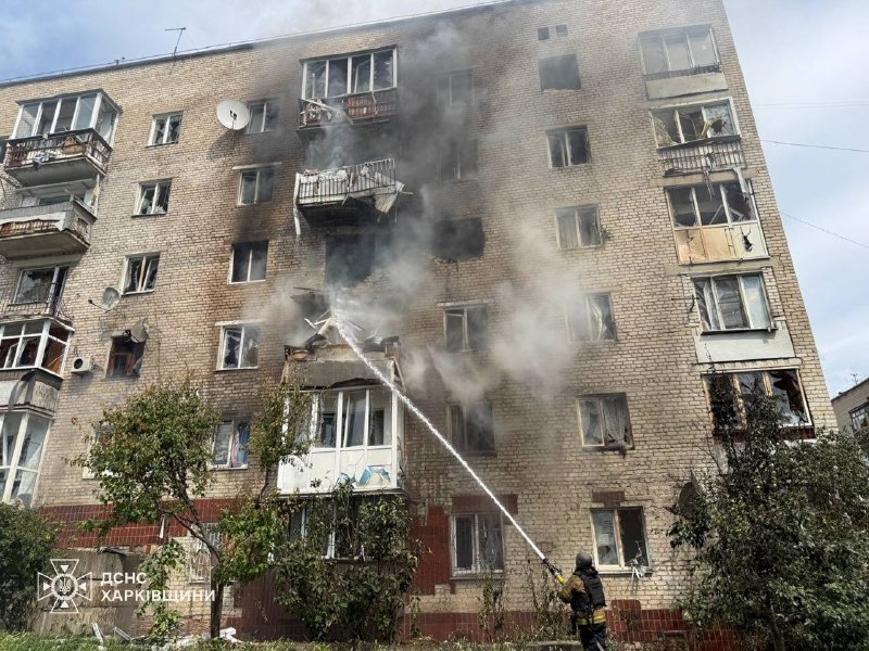 1 person killed, 3 wounded as result of Russian strike at the residential house in Izium of Kharkiv region