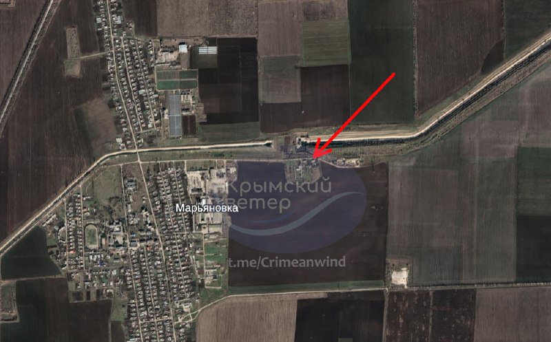 Power substation near Maryanovka village in occupied Crimea was targeted overnight