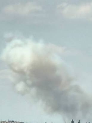 Explosion was reported in Dnipro city as result of ballistic missile strike