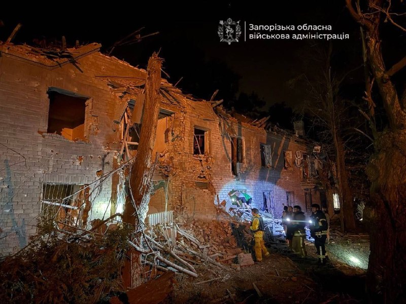 1 person wounded as result of recent strikes in Zaporizhzhia