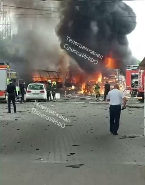 3 wounded as result of Russian attack at the transportation enterprise in Odesa
