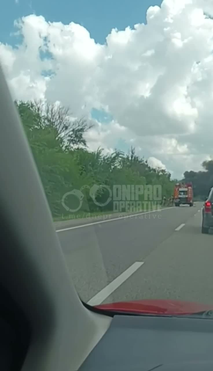 At least 1 person killed as result of drone strike at Dnipro-Kryvyi Rih highway