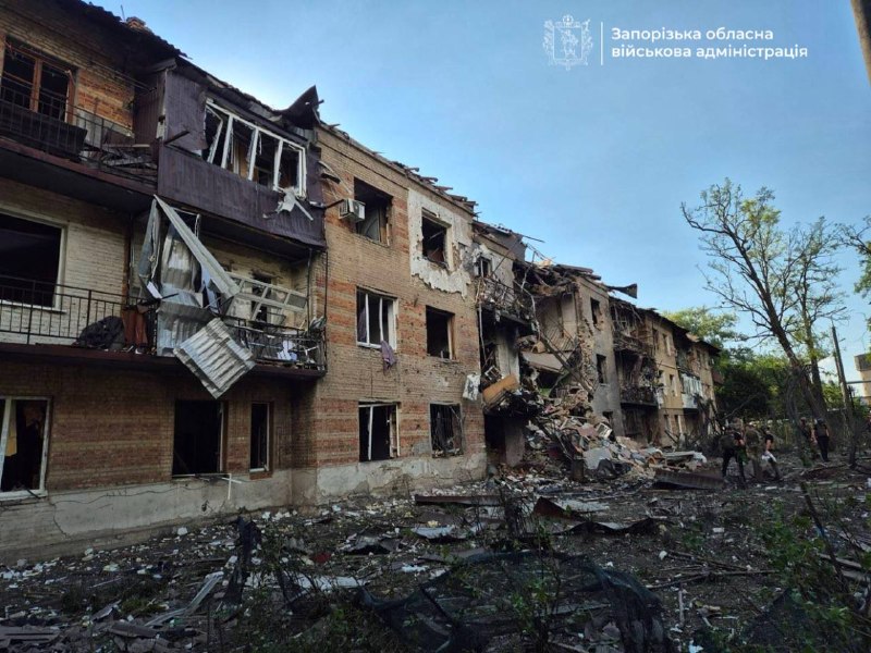2 people killed, 9 wounded as result of Russian strikes at the critical infrastructure in Zaporizhzhia