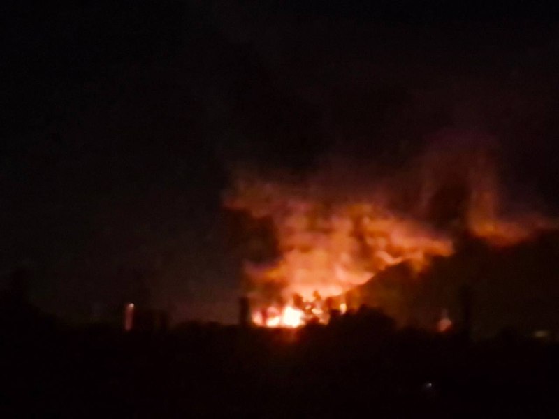 Explosions were reported in Berdyansk