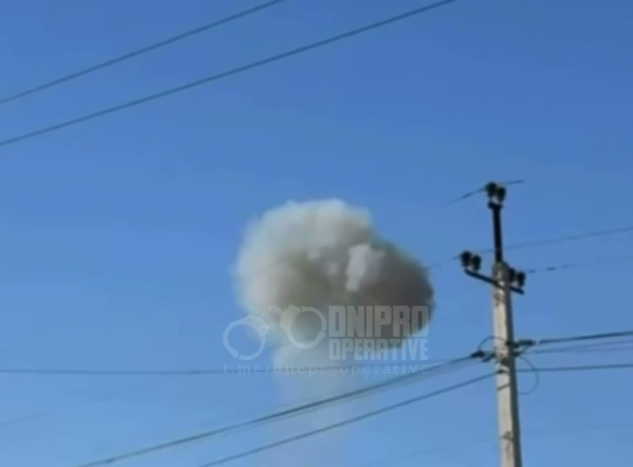 Drone strike reported in Dnipro city