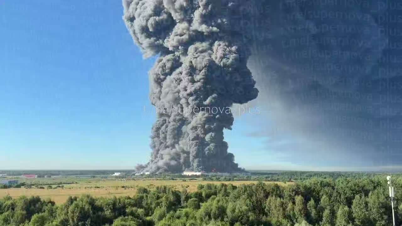 Fire at the Wildberries sorting center in Elektrostal, Moscow region