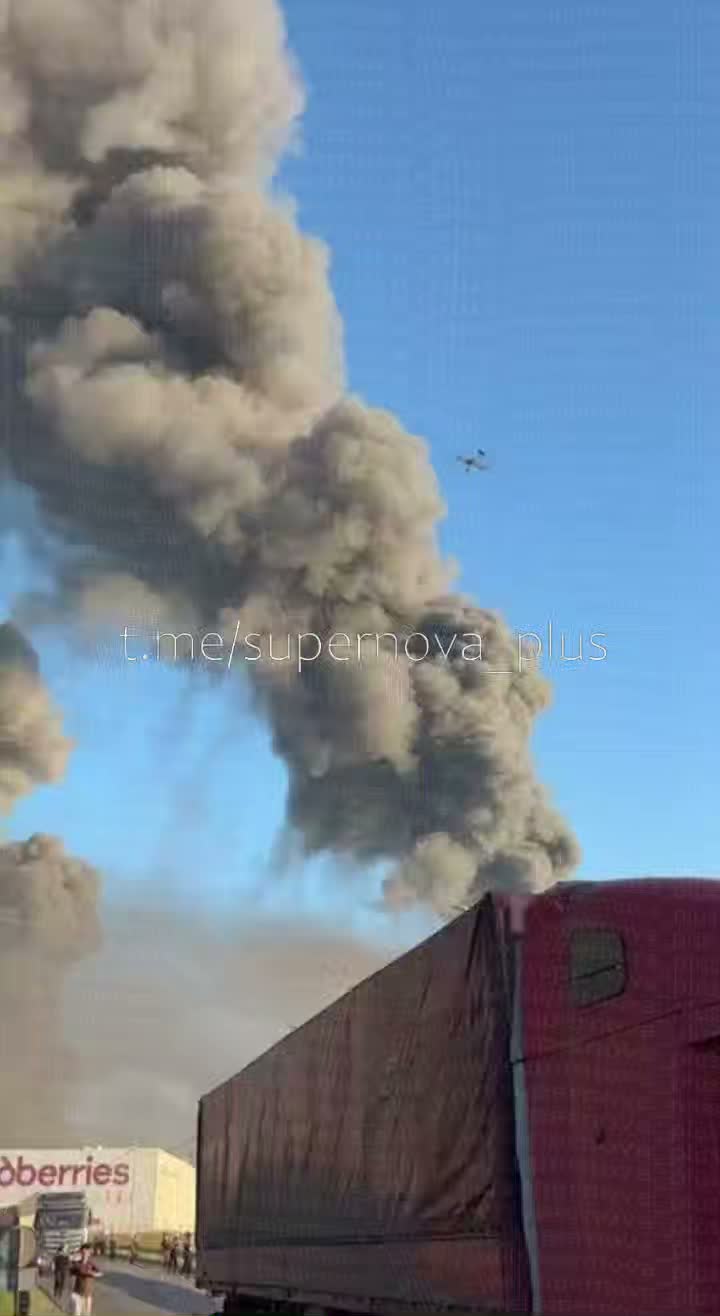 Drones strike at the Wildberries sorting center in Elektrostal, Moscow region