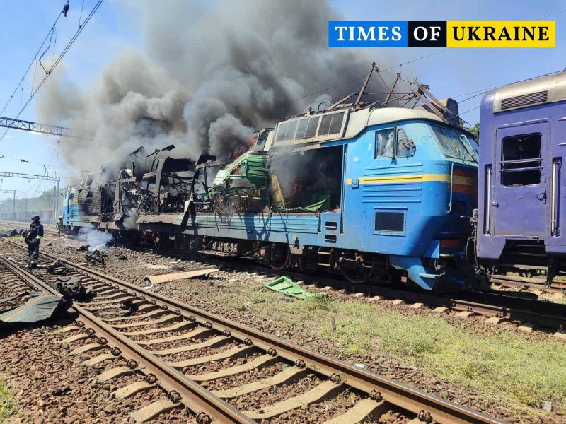 Russia had attacked passenger train Kyiv-Zaporizhzhia