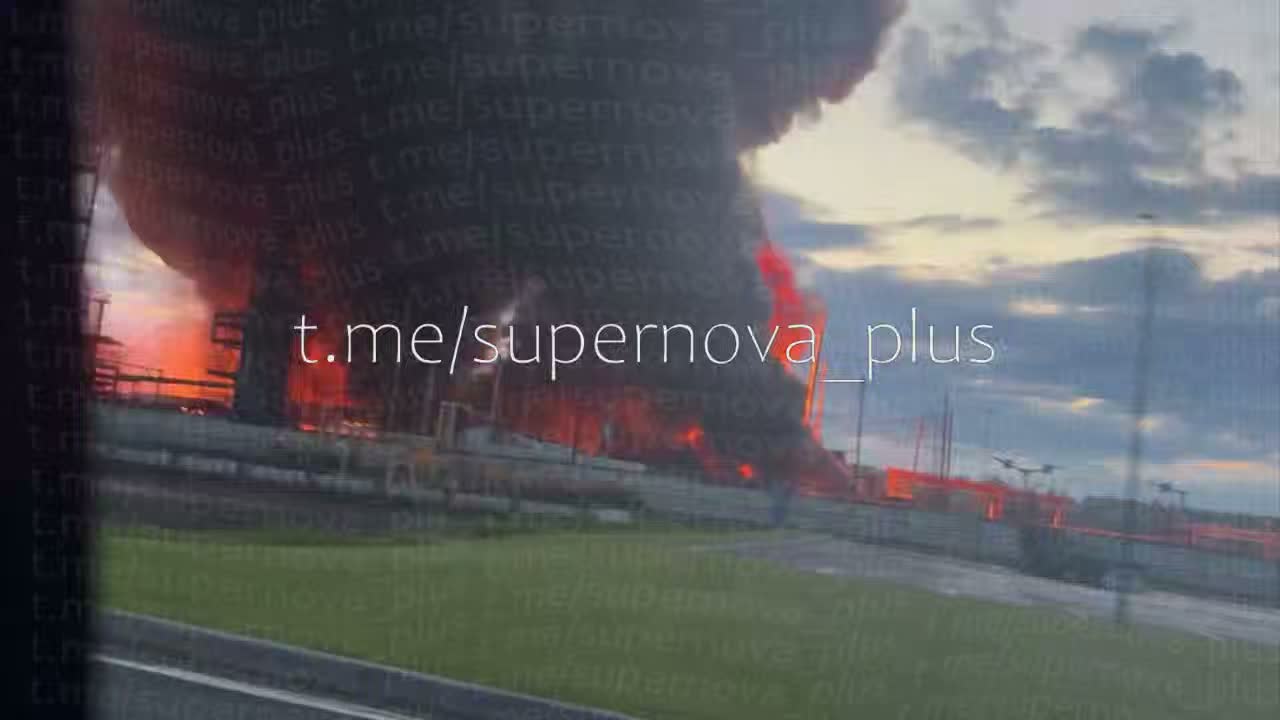 Oil depot was attacked near Novospasskoye of Ulyanovsk region