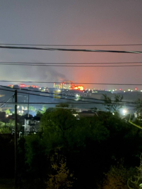 Explosions and fire reported in Simferopol