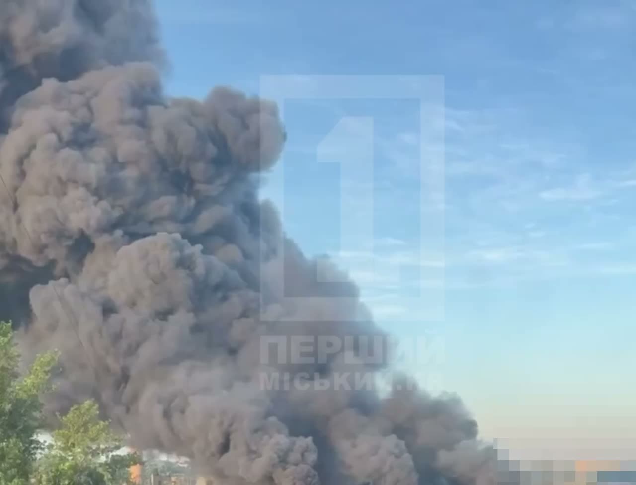 Smoke is rising in Kryvyi Rih after explosions