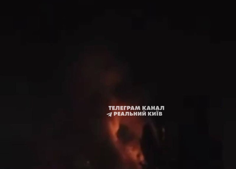 Fire in Kyiv as result of missile strikes