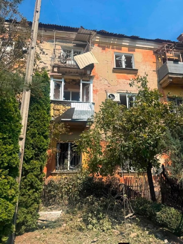 8 people were wounded as result of Russian strikes in Sloviansk yesterday
